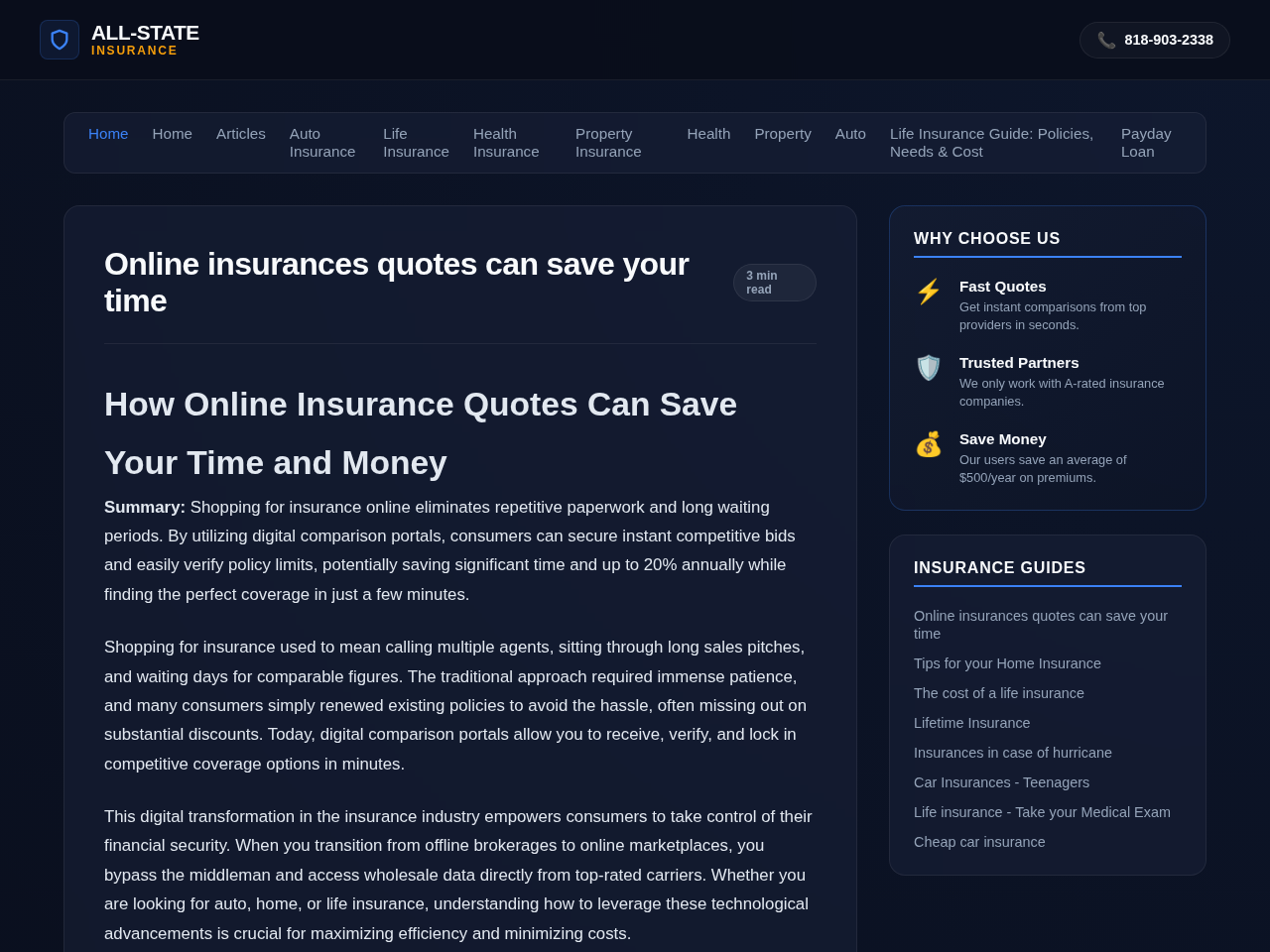 All-State-Insurance.com Website Design