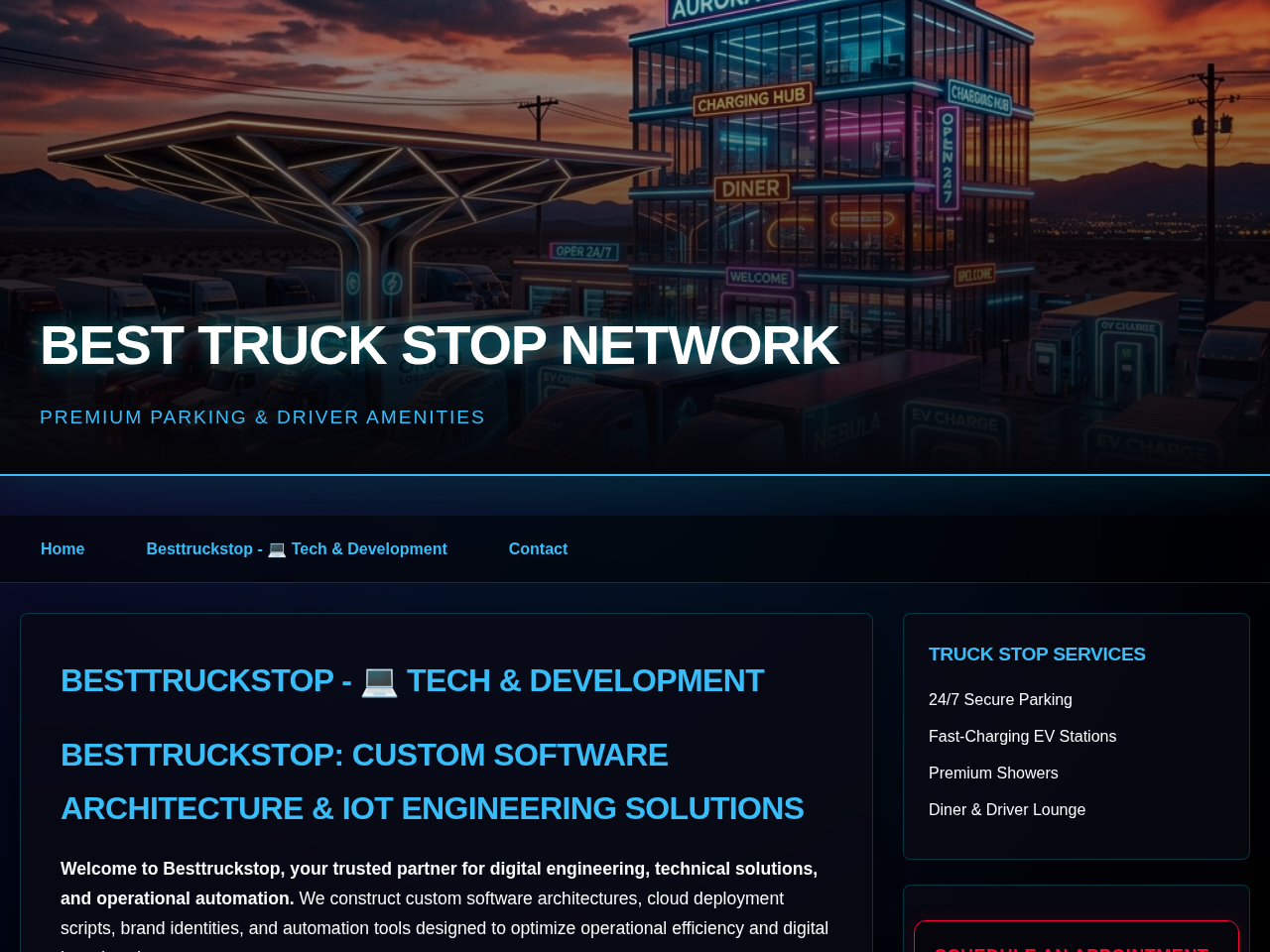 Besttruckstop Inc. Website Design