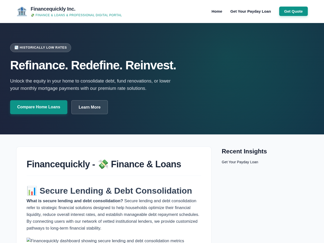 Financequickly Inc. Website Design