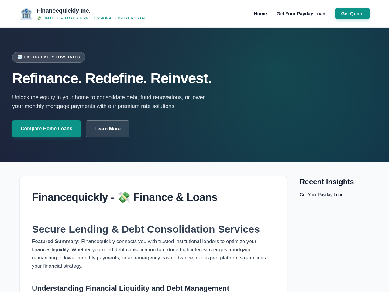 Financequickly Inc. Website Design