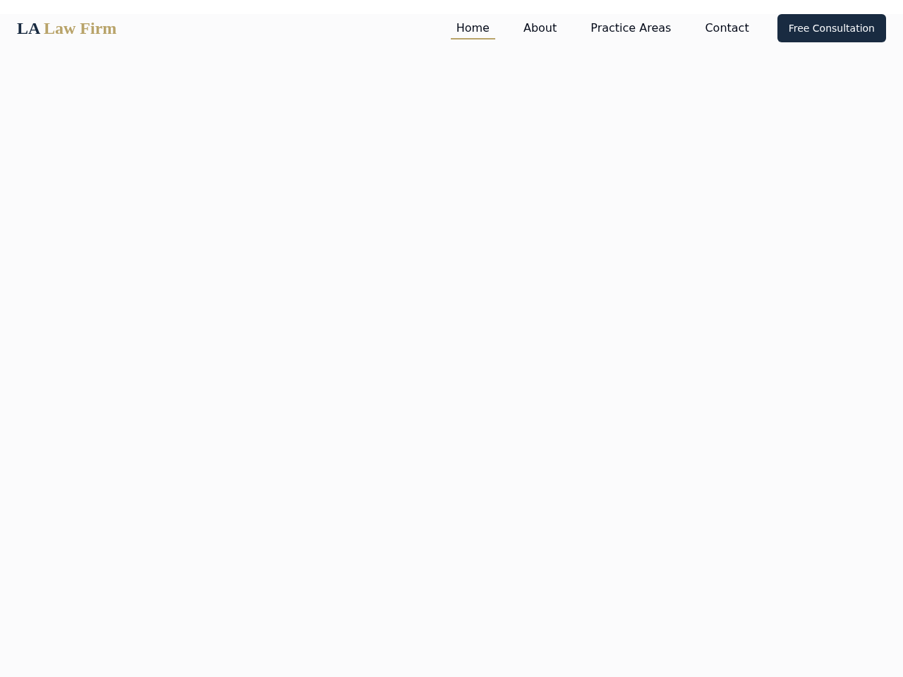 Los Angeles Law Firm Website Design
