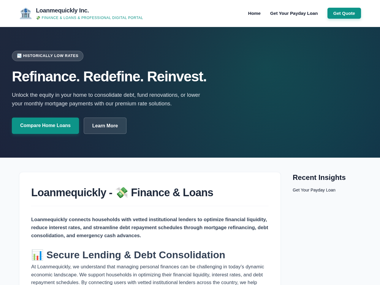 Loanmequickly Inc. Website Design