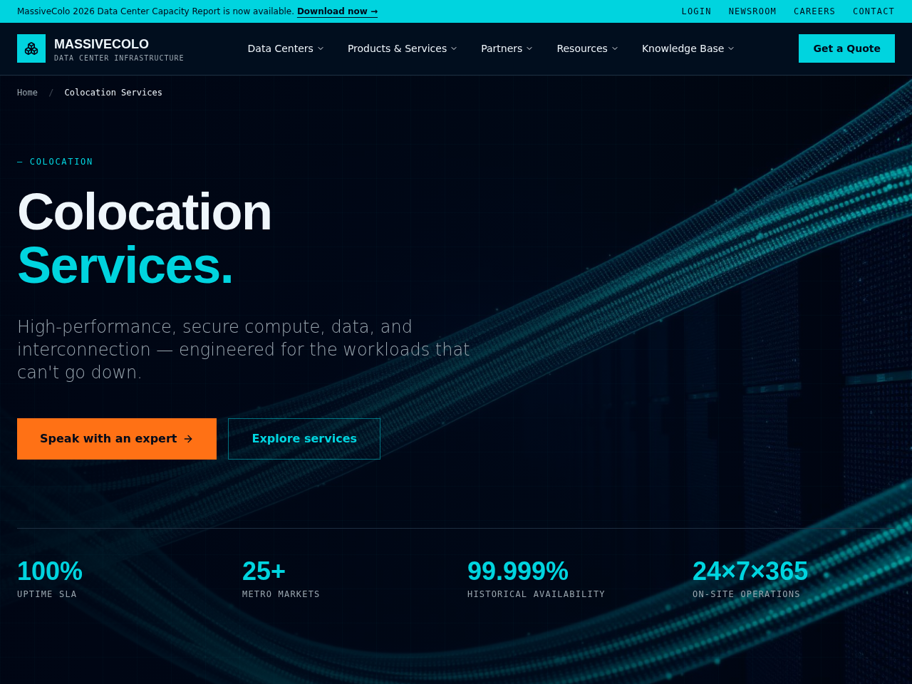 Massivecolo Inc. Website Design