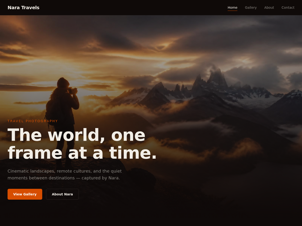 Naratravels Inc. Website Design