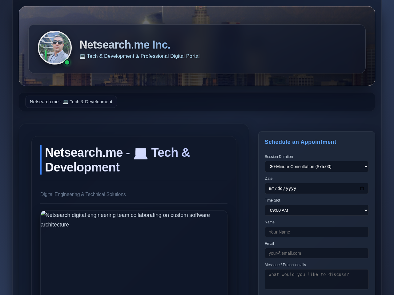 Netsearch.me Inc. Website Design