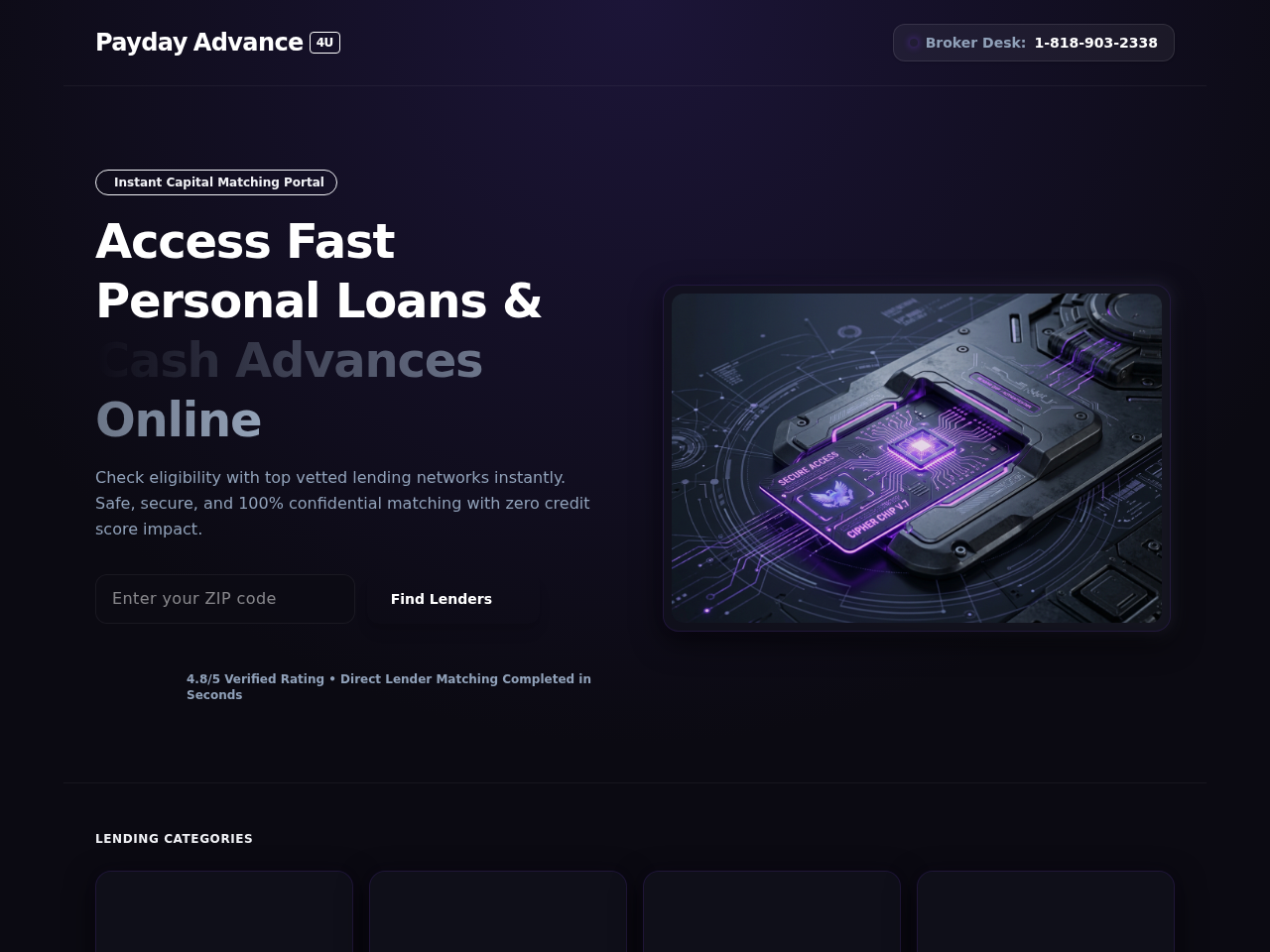 Paydayadvance4u Inc. Website Design