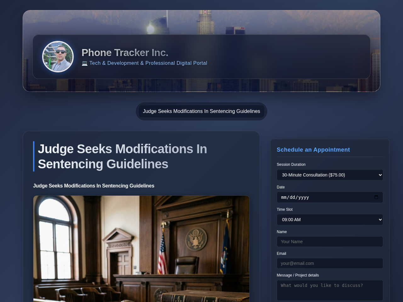 Phone Tracker Inc. Website Design