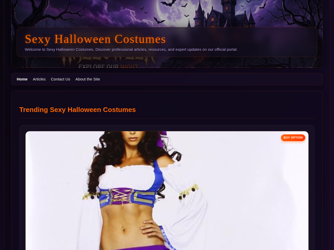 Sexy Halloween Costumes Website Design