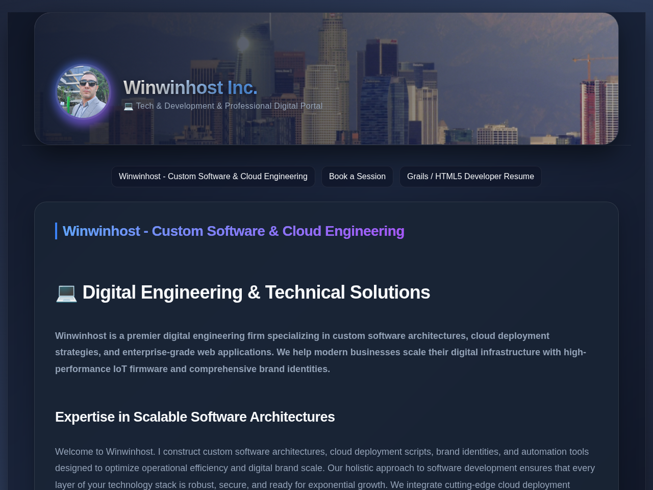 Winwinhost Inc. Website Design
