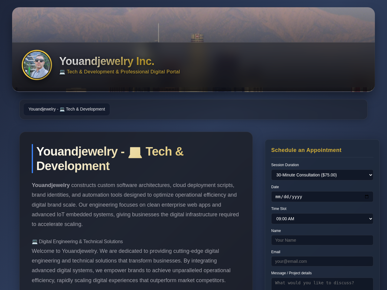 Youandjewelry Inc. Website Design